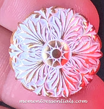 Load image into Gallery viewer, Silicone Mold elegant cabochon Medallion button pin leaf flower star jewelry used with wax, gypsum, resin, hot glue, soap, clay, metal