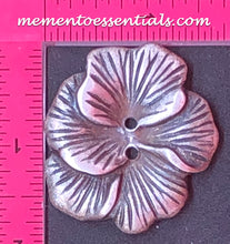 Load image into Gallery viewer, Silicone Mold elegant cabochon Medallion button pin Pansy jewelry used with wax, gypsum, resin, hot glue, soap, clay, metal