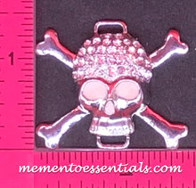 Load image into Gallery viewer, Silicone Mold elegant Skull Bone ribbon jewelry used with wax, gypsum, resin, hot glue, soap, clay, metal