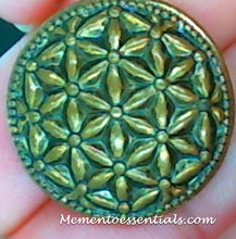 Load image into Gallery viewer, Silicone Mold elegant cabochon Medallion button pin jewelry used with wax, gypsum, resin, hot glue, soap, clay, metal