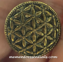 Load image into Gallery viewer, Silicone Mold elegant cabochon Medallion button pin jewelry used with wax, gypsum, resin, hot glue, soap, clay, metal