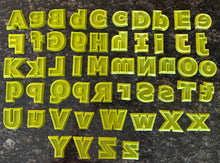 Load image into Gallery viewer, Silicone Mold Upper & Lower Case 2 Inch letters