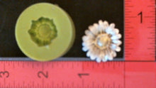 Load image into Gallery viewer, Silicone Mold Flower Daisy used with wax, Candle, gypsum, resin, hot glue, soap, clay, concrete, metal FL4