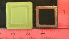 Load image into Gallery viewer, Silicone Mold square frame elegant ornate used with wax, Candle, gypsum, resin, hot glue, soap, clay, concrete, metal