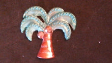Load image into Gallery viewer, Silicone Mold elegant Frame Palm Coconut Tree used with wax, gypsum, resin, hot glue, soap, clay, metal