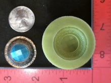 Load image into Gallery viewer, Silicone Mold Medallion Button used with wax, Candle, gypsum, resin, hot glue, soap, clay, concrete, metal Button1