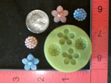 Load image into Gallery viewer, Silicone Mold Flower Daisy used with wax, Candle, gypsum, resin, hot glue, soap, clay, concrete, metal