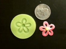 Load image into Gallery viewer, Silicone Mold Flower Daisy used with wax, Candle, gypsum, resin, hot glue, soap, clay, concrete, metal FL3