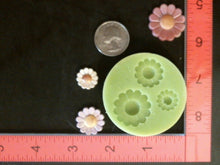 Load image into Gallery viewer, Silicone Mold Flower Daisy used with wax, Candle, gypsum, resin, hot glue, soap, clay, concrete, metal