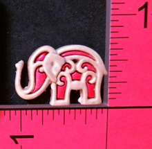 Load image into Gallery viewer, Silicone Mold elephant used with wax, Candle, gypsum, resin, hot glue, soap, clay, concrete, metal