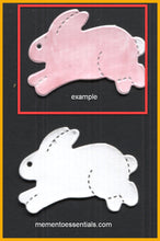 Load image into Gallery viewer, 10 running rabbit bunny hare cotton tail Easter cutout cut out Paper Piecing, Embellishment
