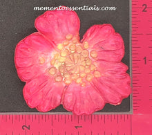 Load image into Gallery viewer, Silicone Mold Flower Hibiscus Dahlia you can use with wax, gypsum, resin, hot glue, soap, clay, metal and concrete
