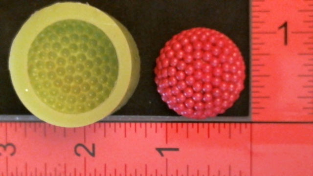 Silicone Mold button can be used with wax, Candle, gypsum, resin, hot glue, soap, clay, concrete, metal