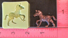 Load image into Gallery viewer, Silicone Mold Zebra Horse Pony used with wax, gypsum, resin, hot glue, soap, clay, metal
