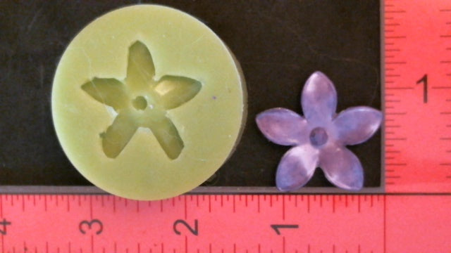 Silicone Mold Flower Flox Daisy elegant used with wax, gypsum, resin, hot glue, soap, clay, metal