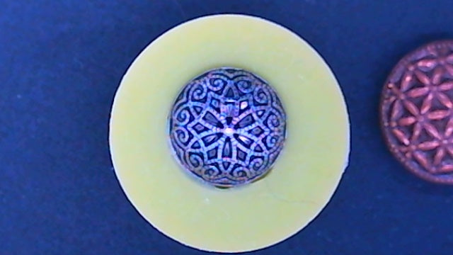 Silicone Mold elegant button jewelry used with wax, gypsum, resin, hot glue, soap, clay, metal