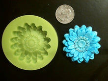 Load image into Gallery viewer, Silicone Mold Flower Chrysanthemum used with wax, Candle, gypsum, resin, hot glue, soap, clay, concrete, metal
