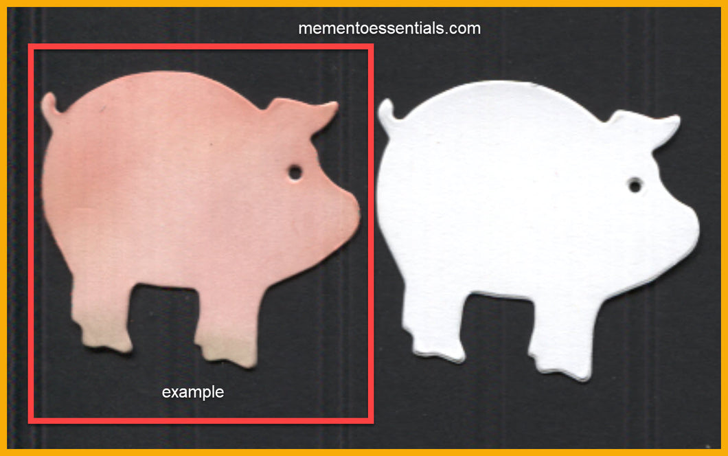 10 Pig, Hog, SOW, Swine, Piglet, Piggy, Porker, Boar cutout cut out Paper Piecing, Embellishment