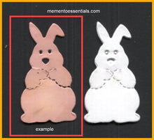 Load image into Gallery viewer, 10 rabbit bunny hare cutout cut out Paper Piecing, Embellishment
