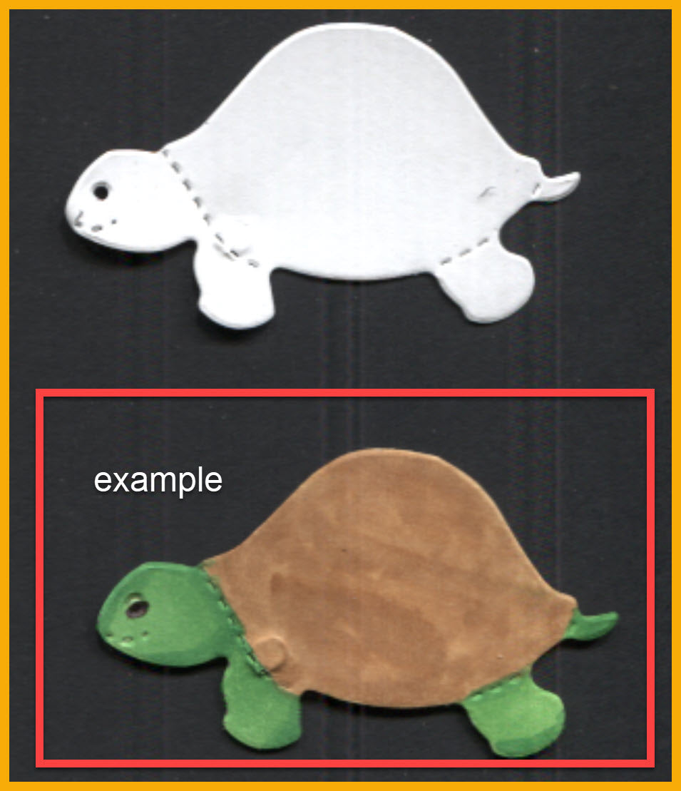 10 Turtle Tortoise Terrapin cutout cut out Paper Piecing, Embellishment